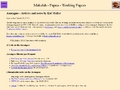 Articles and Notes by Kal Muller