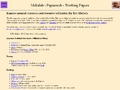 Articles and Notes by Kal Muller